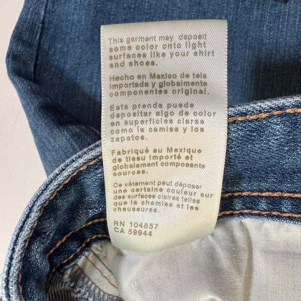 AG Adriano Goldschmied Dylan Slim Skinny Blue Japanese Denim Jeans 38x34 - Picture 8 of 10